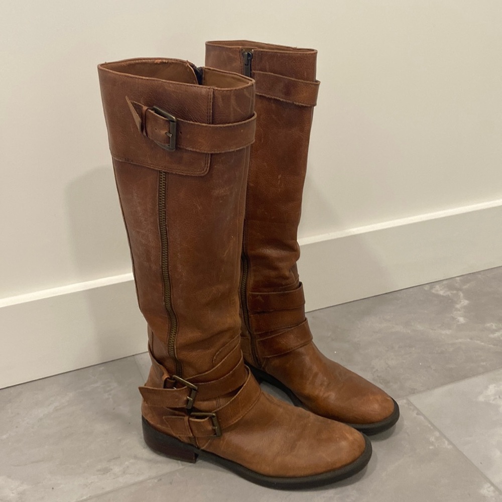 Enzo Angiolini Easaylem leather riding boot